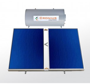 Ηλιακός Cronius ECO 160 λίτρα με 3,00τμ επιλεκτικούς συλλέκτες 